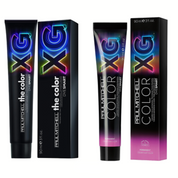 Paul Mitchell Color XG hair color product with packaging on a white background