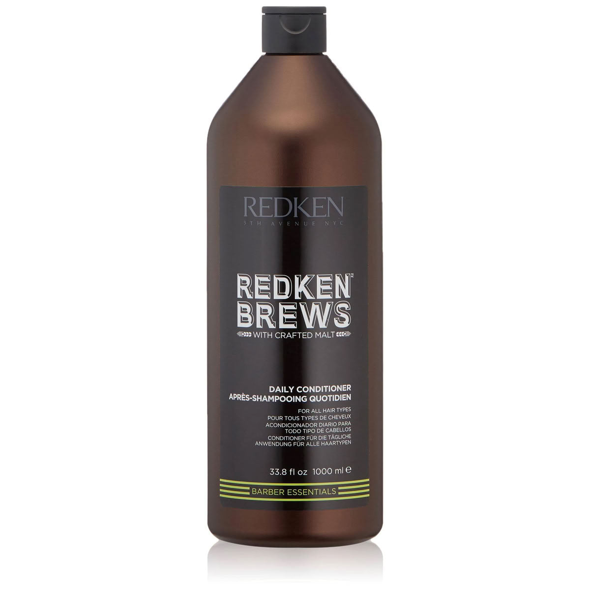 Redken Brews daily conditioner bottle on a white background