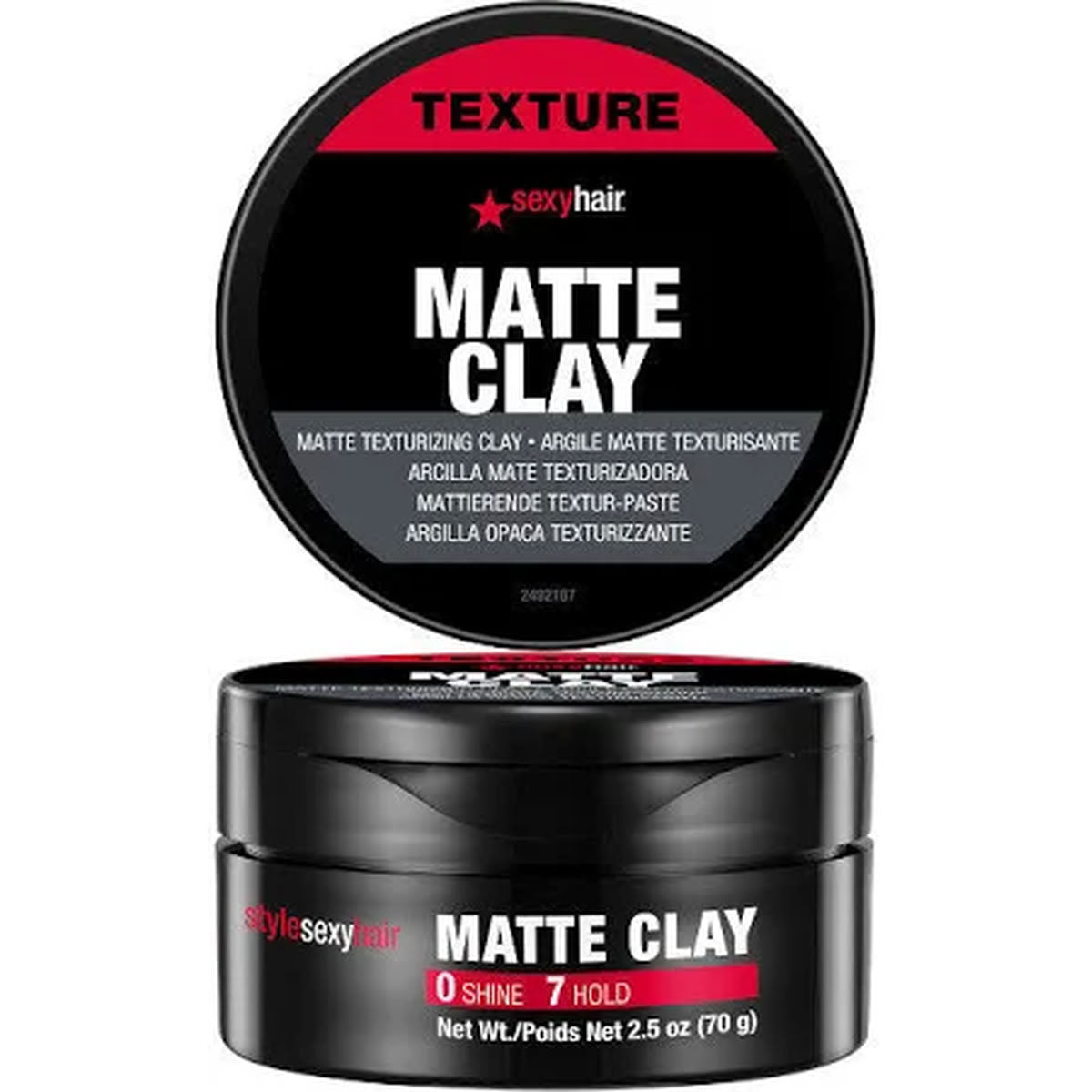 matte hair clay for strong hold texture
hair styling clay for natural matte finish
texturizing clay for short medium hairstyles
strong hold hair clay for defined styles
matte finish hair product for modern looks