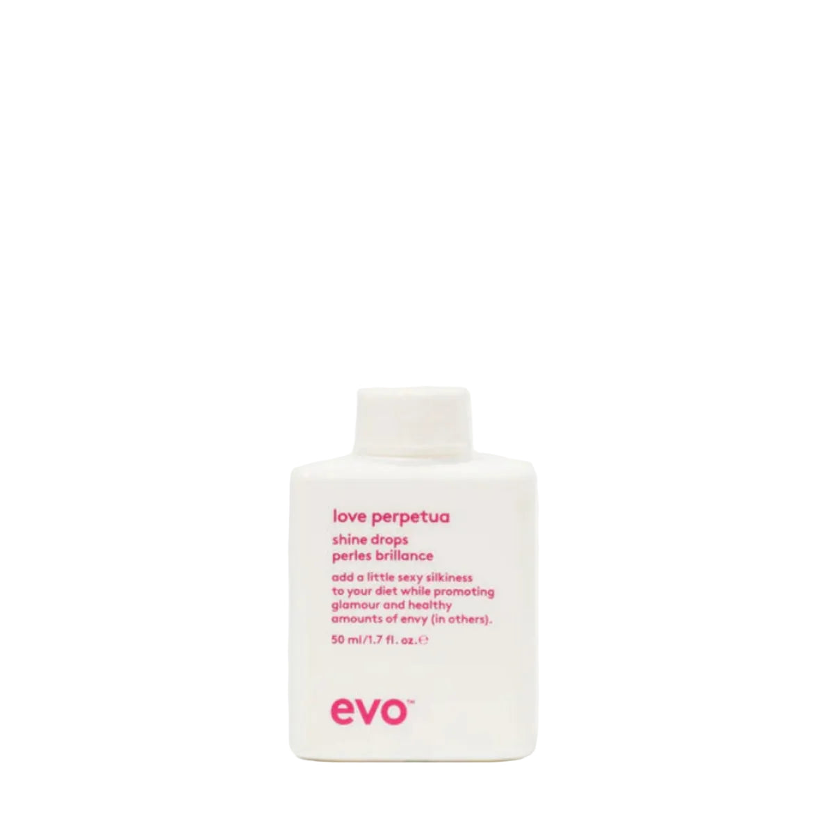Evo hair product packaging on a white background