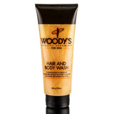Woody's For Men Hair and Body Wash